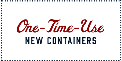 New & One-Time-Use Shipping Containers